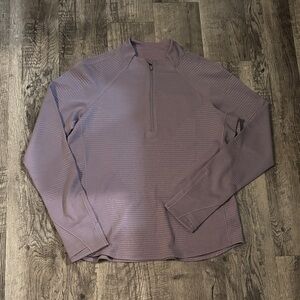 Lululemon Textured Quarter Zip - Purple - Size 14